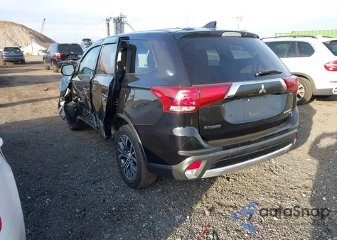 2017 Mitsubishi Outlander Se from USA, damaged, VIN JA4AZ3A36HZ062931